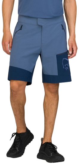 Шорты мужские Norrona Femund Flex1 Vintage Indigo - Фото 7 большая