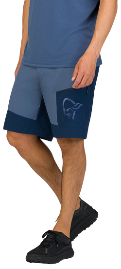 Шорты мужские Norrona Femund Flex1 Vintage Indigo - Фото 9 большая