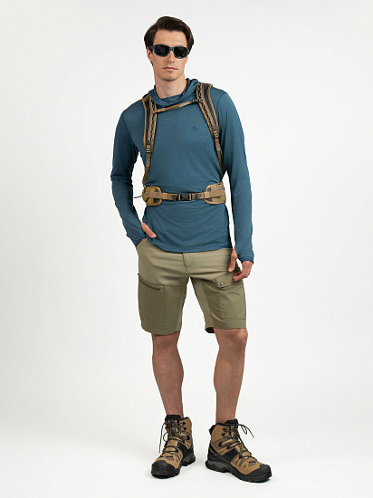 Шорты мужские Fjallraven Abisko Midsummer Savanna/Light Olive - Фото 6 большая