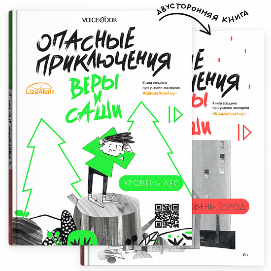 Книга «Опасные приключения Веры и Саши. Уровень: Лес/Город» - Фото 1 большая