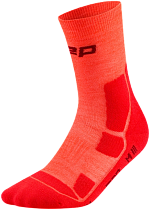 Носки женские CEP C056W Hiking Mid Cushion Mid Cut Neon Coral/Red