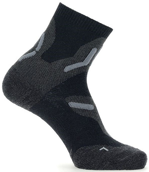 Носки женские UYN Trekking 2In Merino Black/Grey - Фото 2 большая