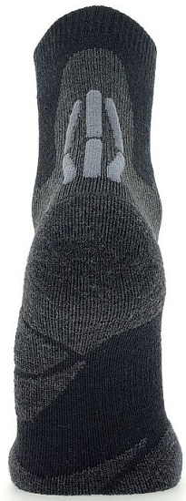 Носки женские UYN Trekking 2In Merino Black/Grey - Фото 4 большая