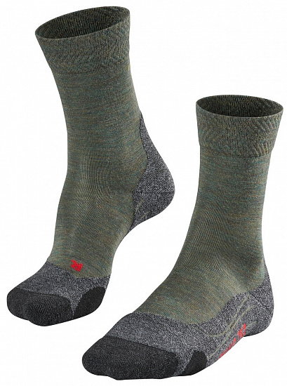 Носки мужские Falke TK2 Melan Зеленый - Фото 1 большая