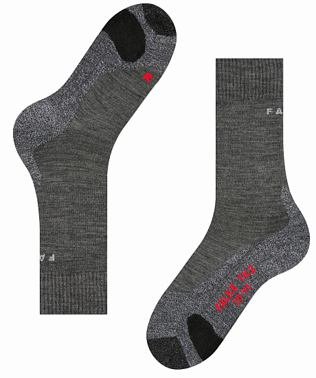 Носки мужские Falke TK2 Explore Asphalt Mel. - Фото 4 большая