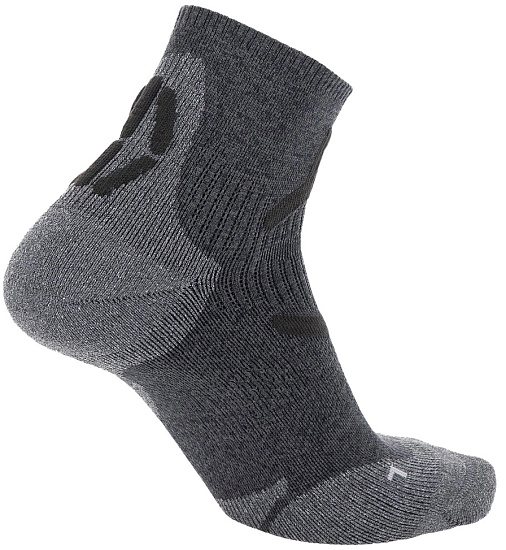 Носки мужские UYN Trekking 2In Low Cut Grey/Anthracite - Фото 2 большая