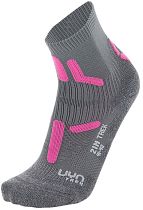 Носки женские UYN Trekking 2In Low Cut Mid Grey/Pink