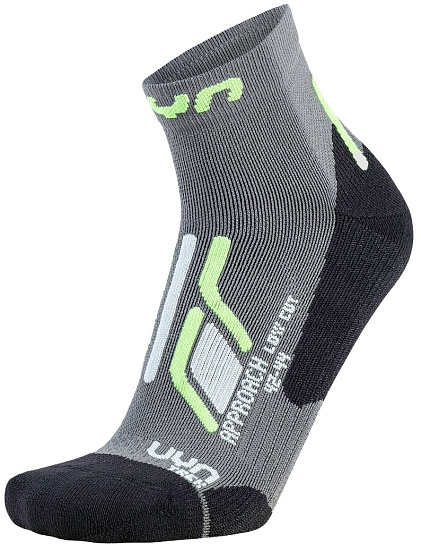 Носки мужские UYN Trekking Approach Low Cut Grey/Green - Фото 1 большая