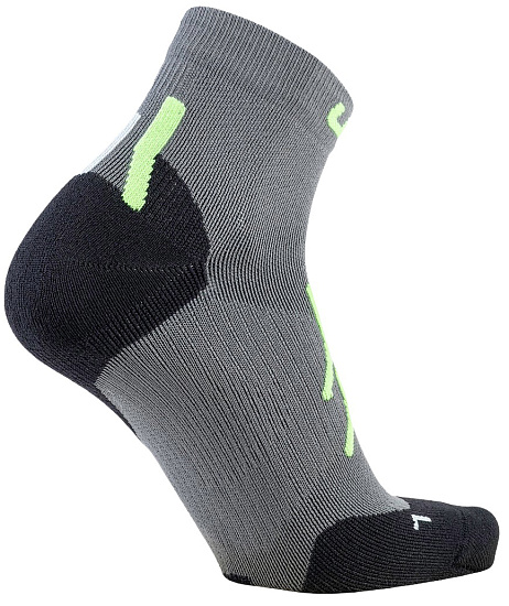 Носки мужские UYN Trekking Approach Low Cut Grey/Green - Фото 2 большая