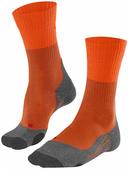 Носки мужские Falke TK2 Explore Tangerine - Фото 1 большая