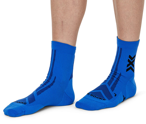 Носки X-Socks Hike Discover Ankle Twyce Blue/Blue - Фото 3 большая