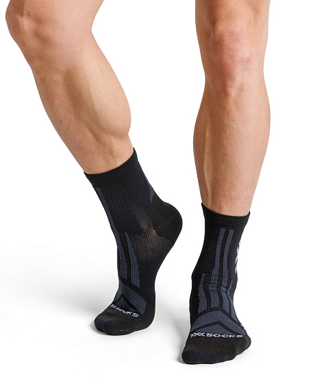 Носки X-Socks Hike Discover Ankle Black/Charcoal - Фото 3 большая