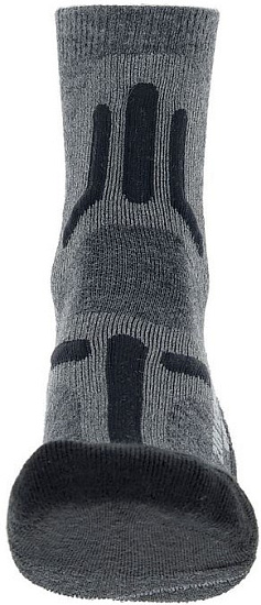 Носки мужские UYN Trekking 2In Merino Mid Grey/Black - Фото 3 большая