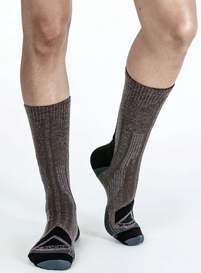 Носки X-Socks Hike Perform Merino Crew Brown/Black - Фото 2 большая