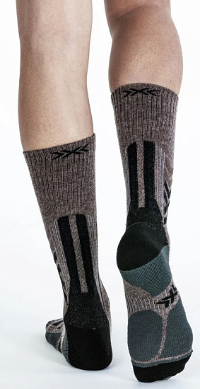 Носки X-Socks Hike Perform Merino Crew Brown/Black - Фото 3 большая
