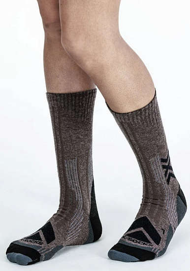 Носки X-Socks Hike Perform Merino Crew Brown/Black - Фото 4 большая