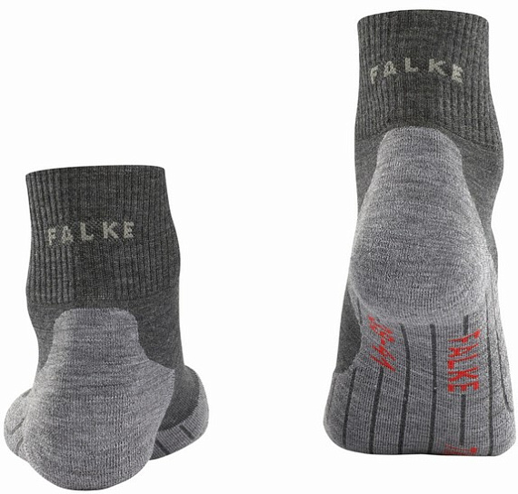Носки мужские Falke TK 5 Ultra Light Short Grey - Фото 2 большая