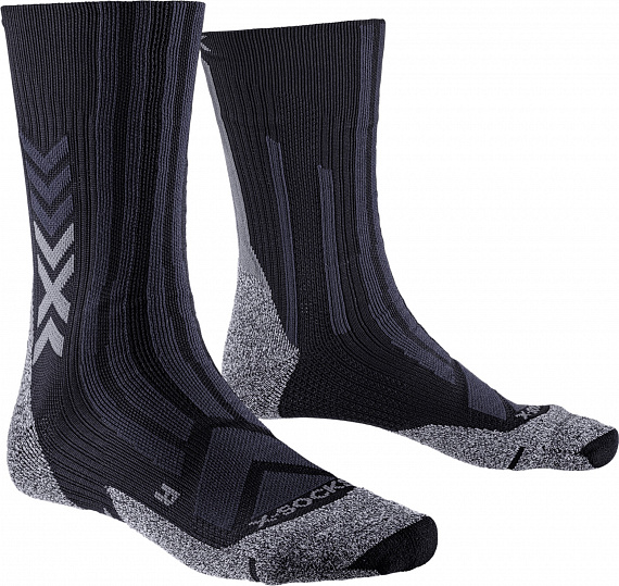 Носки X-Socks Trekking Perform Dual Layer Crew Black/Charcoal - Фото 1 большая