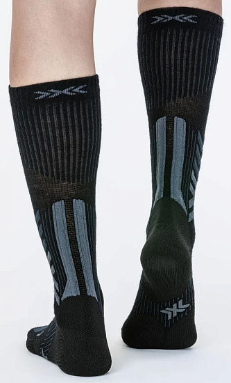 Носки X-Socks Trekking Perform Merino Crew Black/Charcoal - Фото 3 большая
