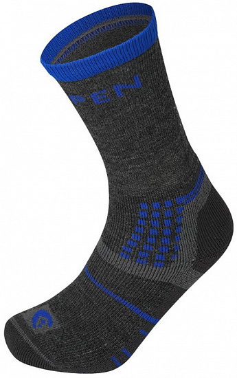 Носки мужские Lorpen T3 Midweight Hiker T3MMC Charcoal/Blue - Фото 1 большая