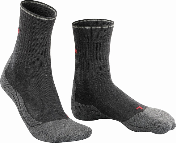 Носки мужские Falke TK2 Explore Wool Silk Anthra.Mel - Фото 8 большая
