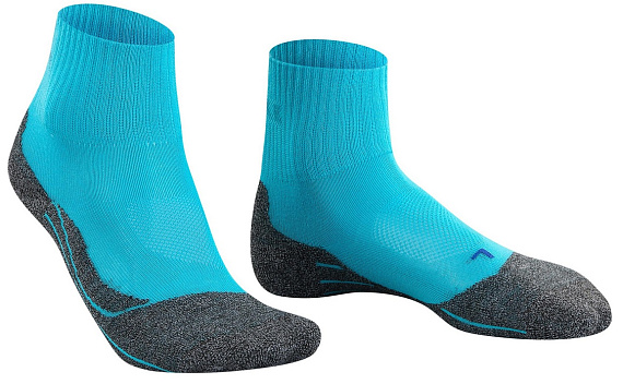 Носки женские Falke TK2 Explore Cool Short Peacock Blue - Фото 4 большая