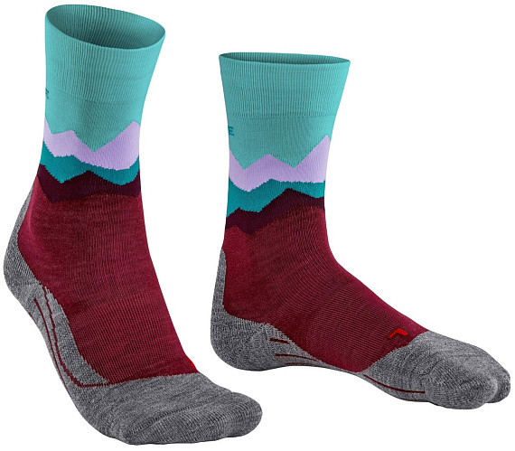 Носки женские Falke TK2 Crest Cranberry - Фото 4 большая