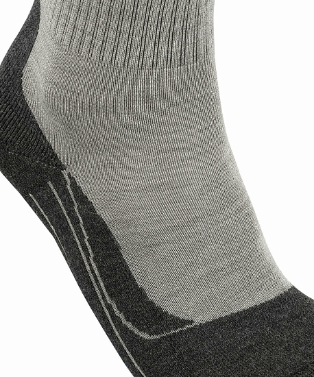 Носки женские Falke TK2 Wool Silk Light Grey - Фото 6 большая
