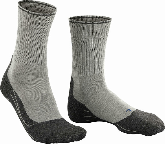 Носки женские Falke TK2 Wool Silk Light Grey - Фото 7 большая