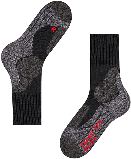 Носки женские Falke TK1 Trekking Adventure Black-Mix - Фото 6 большая