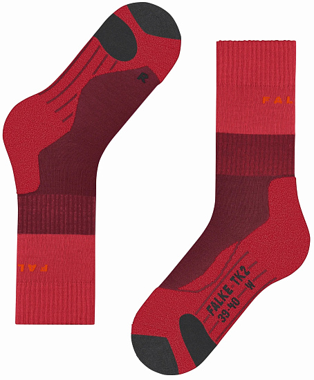 Носки женские Falke TK2 Explore Merlot - Фото 6 большая