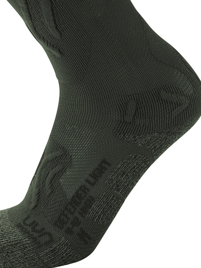 Носки женские UYN Defender Merino High Tactical Green - Фото 2 большая