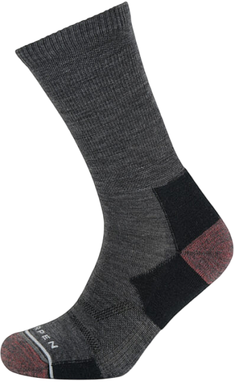 Носки женские Lorpen Merino Hike Light Crew MHLCW Whales Grey - Фото 1 большая