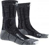 Носки X-Socks Trek X Linen Dolomite Grey Melange/Opal Black