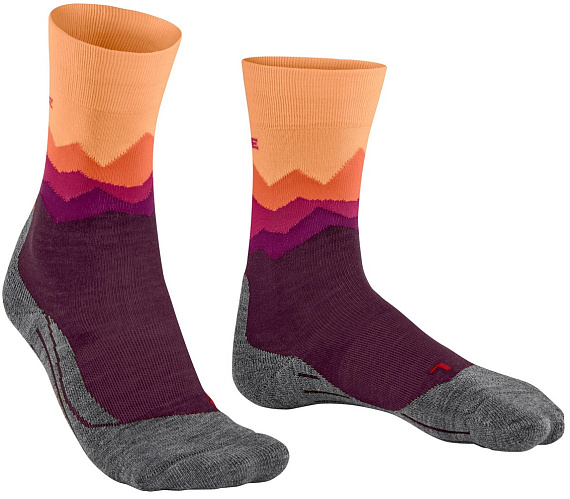 Носки женские Falke TK2 Crest Dark mauve - Фото 3 большая