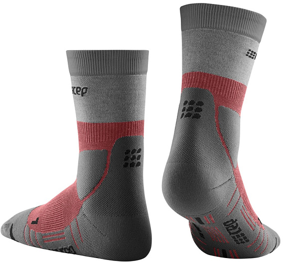 Носки женские CEP C513UW Berry/Grey - Фото 2 большая