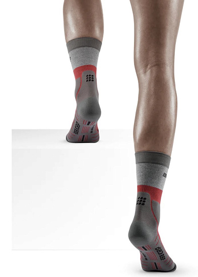 Носки женские CEP C513UW Berry/Grey - Фото 4 большая