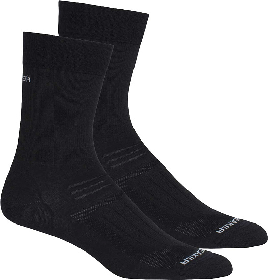Носки женские Icebreaker Hike Ultra Light Liner Crew Black - Фото 1 большая
