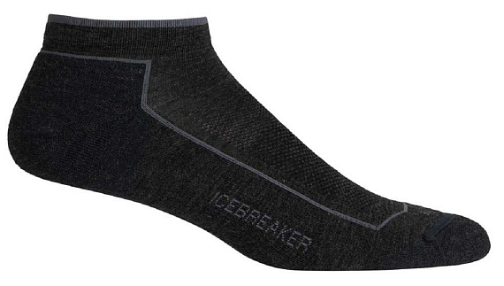 Носки мужские Icebreaker Hike_Cool-Lite Low Cut Jet Hthr - Фото 1 большая