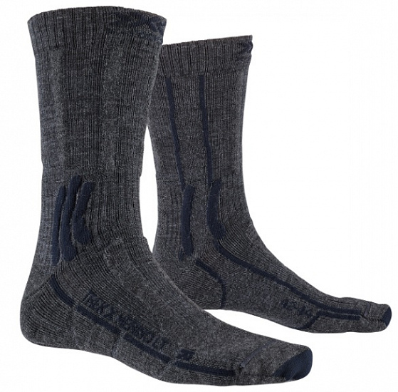 Носки X-Socks Trek X Merino LT Anthracite/Melange - Фото 1 большая