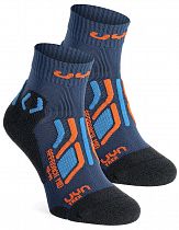 Носки мужские UYN Trekking Approach Mid 2Prs Blue/Orange/GreyMelange