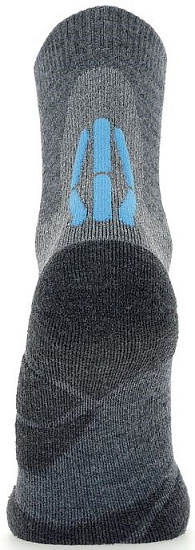 Носки женские UYN Trekking 2In Merino Mid Grey/Turquoise - Фото 4 большая