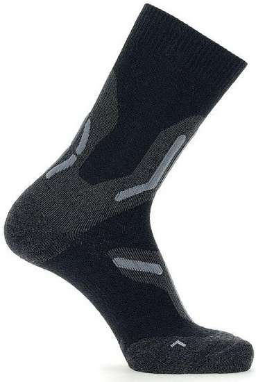 Носки мужские UYN Trekking 2In Merino Mid Black/Grey - Фото 3 большая