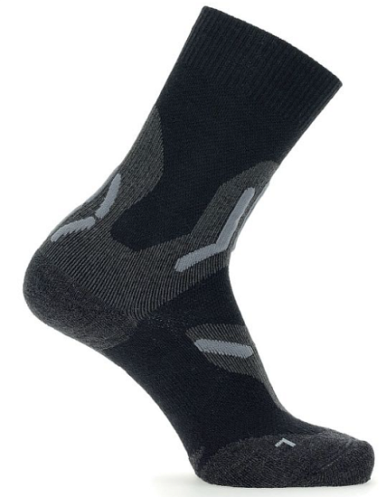 Носки женские UYN Trekking 2In Merino Mid Black/Grey - Фото 3 большая