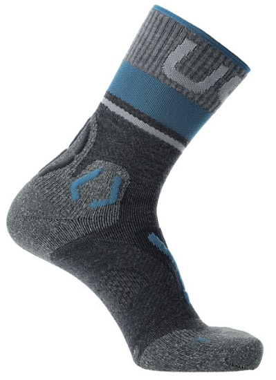 Носки мужские UYN Trekking One Merino Grey/Blue - Фото 3 большая