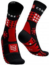 Носки Compressport Trekking Black/Core Red/White