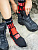 Носки Compressport Trekking Black/Core Red/White - Фото 5 малая