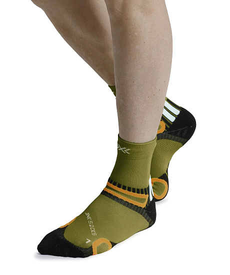 Носки X-Socks Hike Discover Ankle Olive - Фото 2 большая