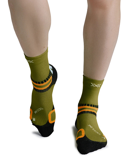 Носки X-Socks Hike Discover Ankle Olive - Фото 3 большая