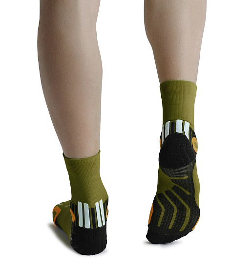 Носки X-Socks Hike Discover Ankle Olive - Фото 4 большая